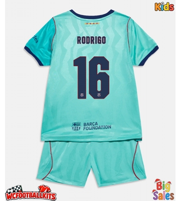 Barcelona Rodri Hernandez #16 Replica Third Stadium Kit for Kids 2026-27 Short Sleeve (+ pants)